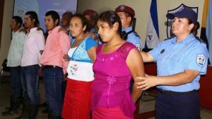 Cinco pessoas foram detidas sob suspeita de terem participado do episódio que culminou com morte de Vilma Trujillo (Foto: Polícia Nacional da Nicarágua)